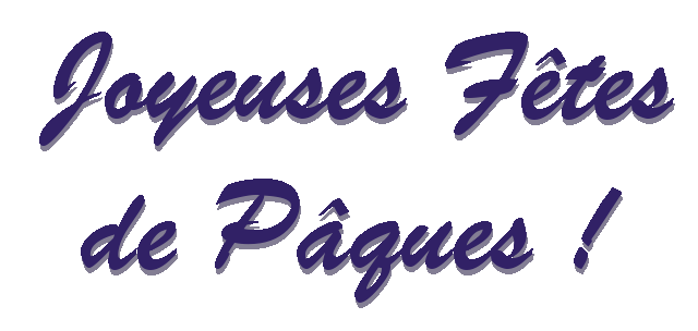 Joyeuses Pques.